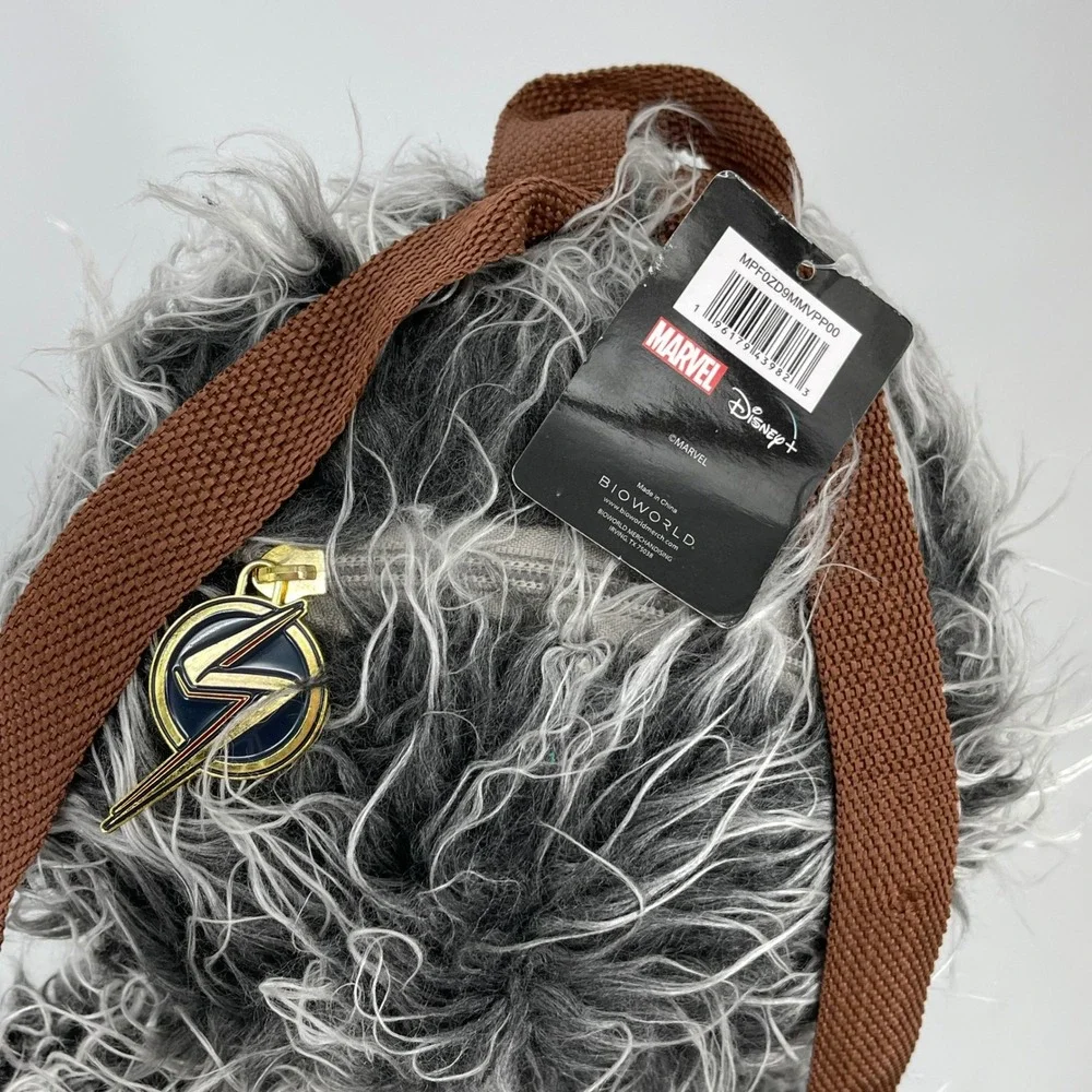 Marvel Disney+ Bioworld Ms. Marvel Sloth Baby Backpack with‎ Wings Plush